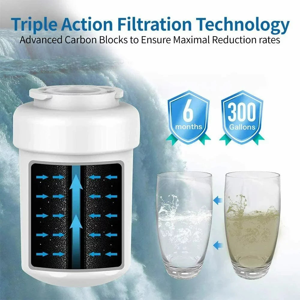 10 Pack MWF Refrigerator Water Filter Replacement for Smart Refrigerator, Compatible with SmartWater MWF, MWFINT, MWFP, MWFA,GWF, GWFA FMG-1, WFC1201, RWF1060,Kenmore 9991,PC83879