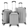 Fithood 3-in-1 Portable ABS Trolley Case 20" / 24" / 28" Gray