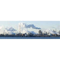 Oil refinery at the waterfront  Delaware River  New Jersey  USA Poster Print by  - 36 x 12