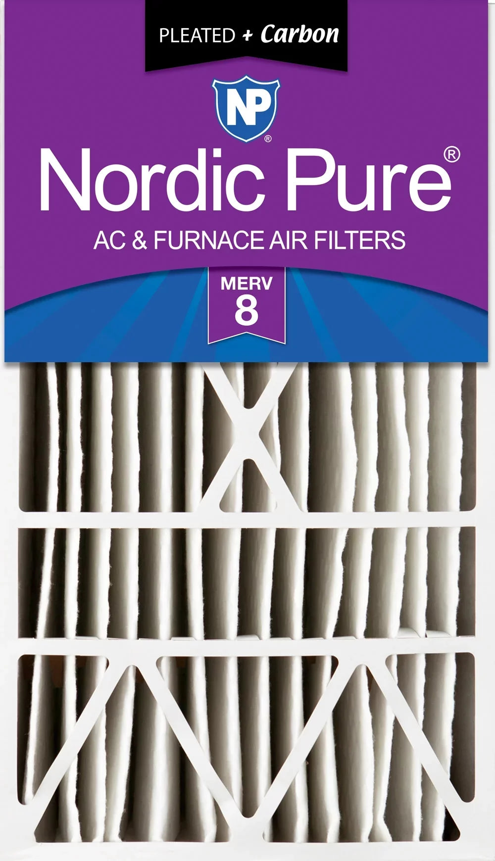 16x28x6 Aprilaire Space-Gard 2400 Replacement Air Filter MERV 8 + Carbon 1 Pack