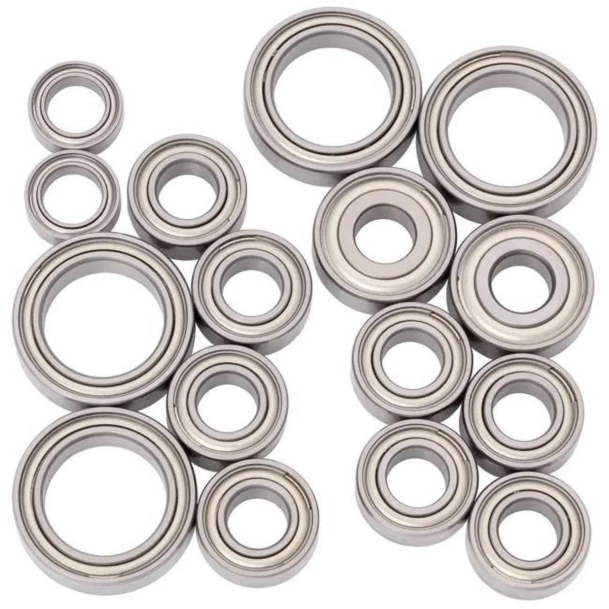 1Up Racing 1UP450041 CV2 Pro Ball Bearing Set for XRAY XB2 23, Chrome & Ceramic