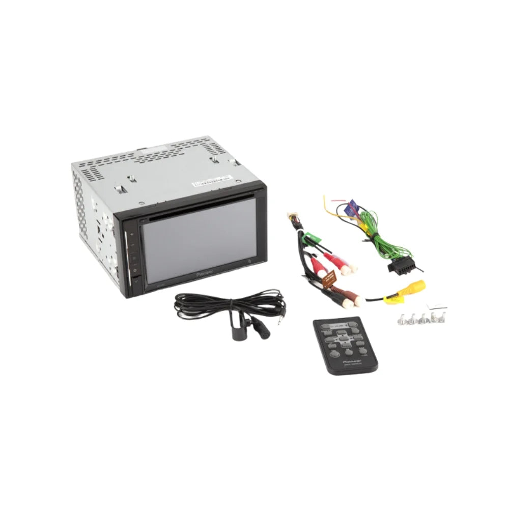KIT4749 Bundle for 1999-2003 Ford F150 W/ Pioneer AVH-241EX Double DIN Car Stereo with Bluetooth/Backup Camera/Installation Kit/in-Dash DVD/CD AM/FM 6.2" Touchscreen Digital Media Receiver