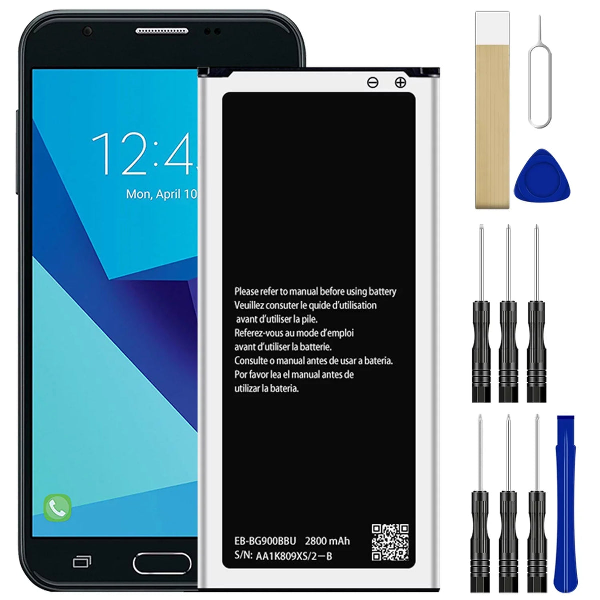 Replacement Battery EB-BG900BBU EB-BG900BBC For Bell Samsung Galaxy S5 Neo G903W SM-G903W Tool