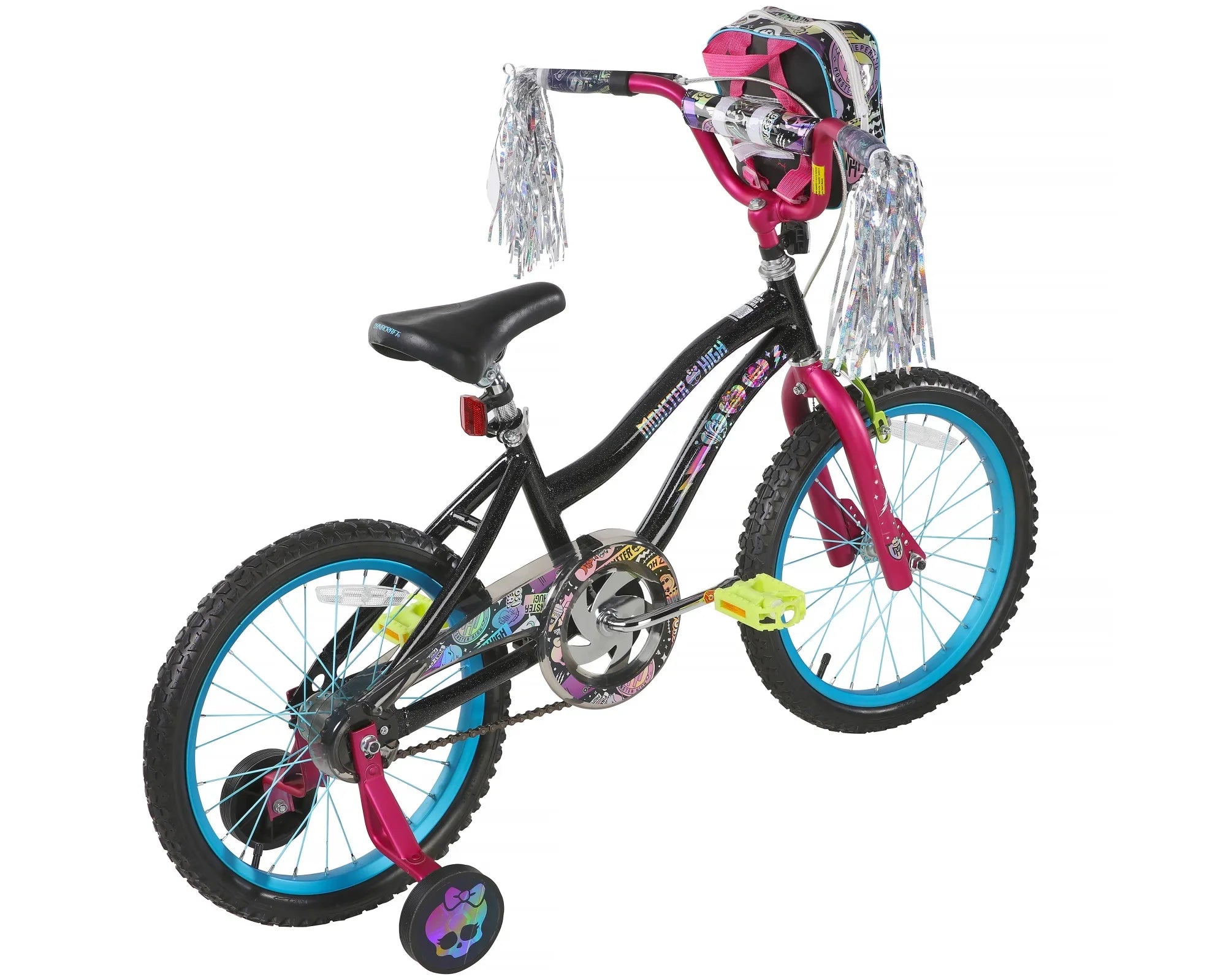 Dynacraft Monster High 18-inch Girls BMX Bike for Age 6-9 Years