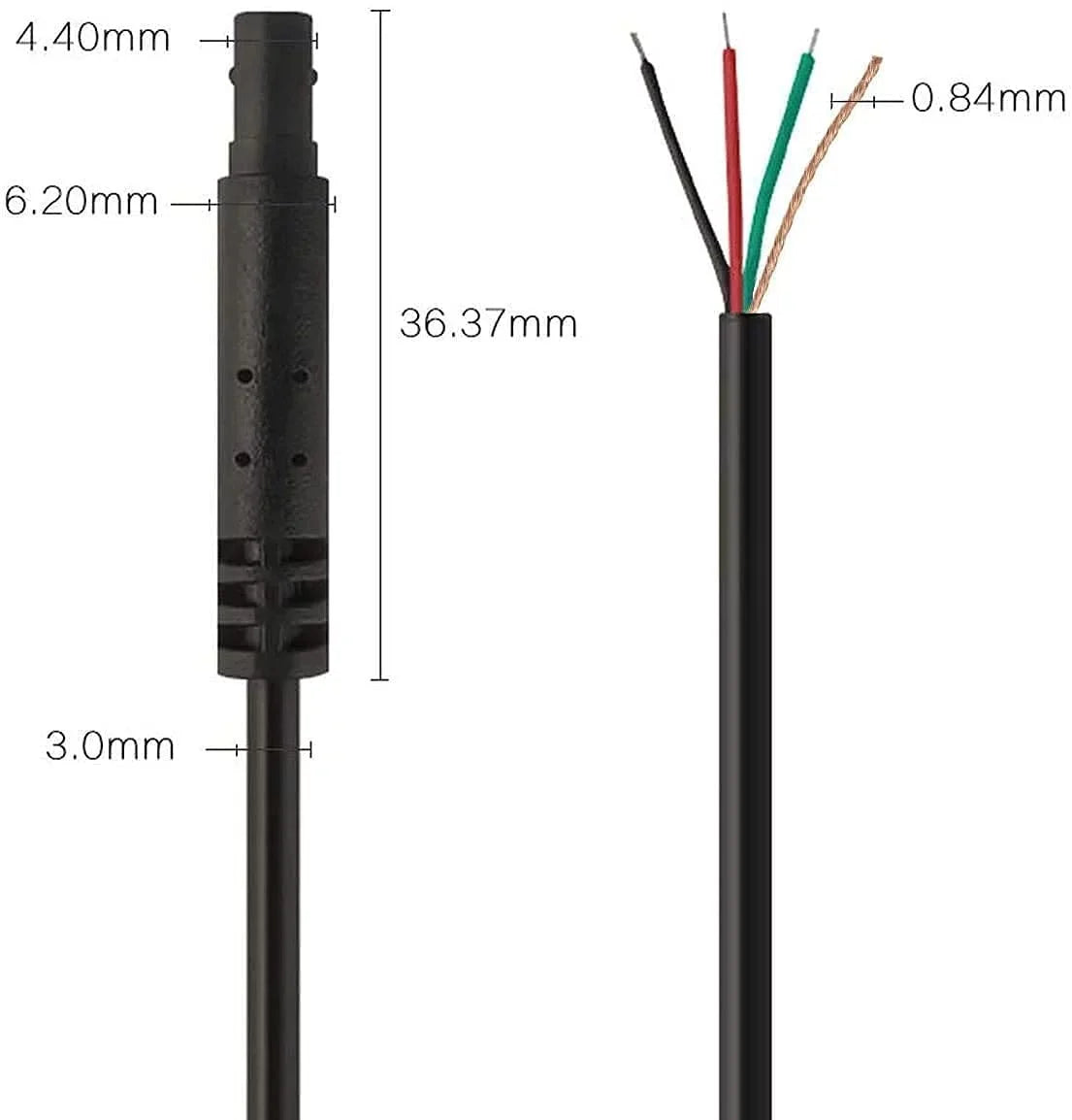 33Feet Rear Camera Extension Cord Cable (4 pin,2.5mm) for G840S / G840H / G850 / G900 / T10 Plus, not Suitable