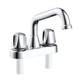 Classic 2 Handle Utility Faucet, Chrome Metal & Plastic