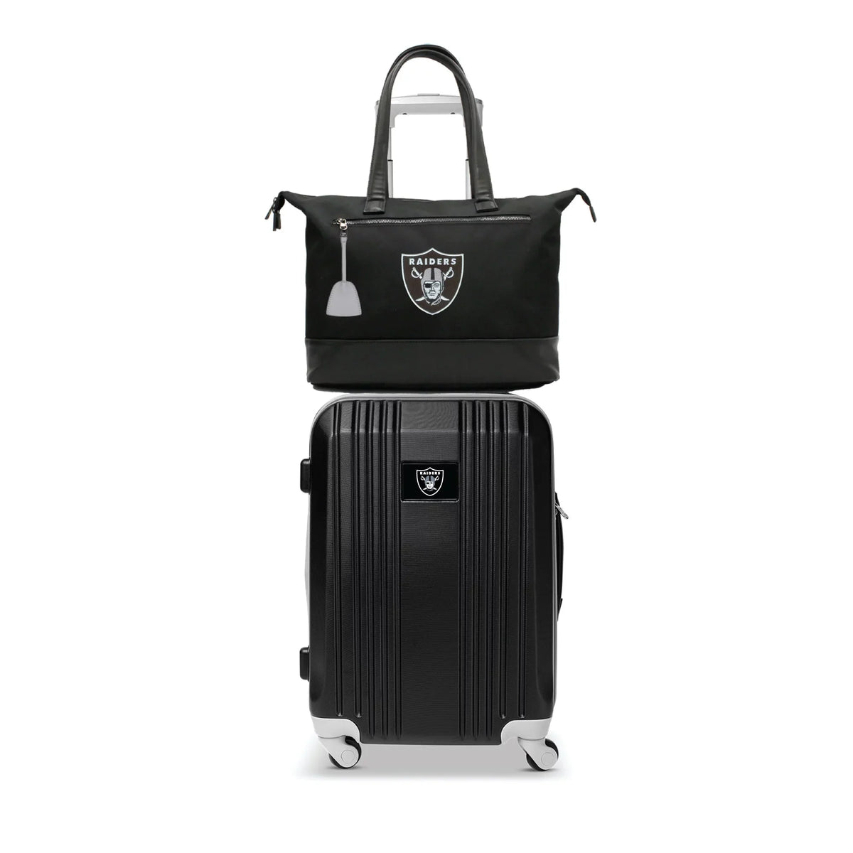 MOJO Las Vegas Raiders Premium Computer Tote Bag and Luggage Set