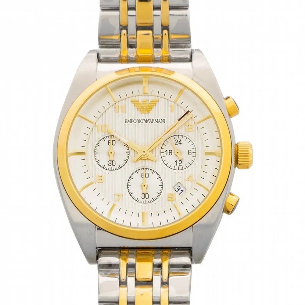 Emporio Armani Classic Chronograph Stainless Steel Watch 43 mm AR0396