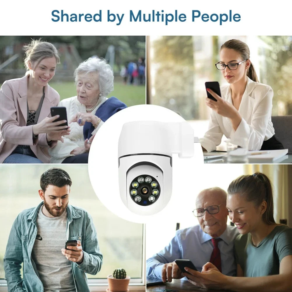 360° 1080P IP Plug Light Bulb Camera WiFi IR Night Smart Home Wireless Security