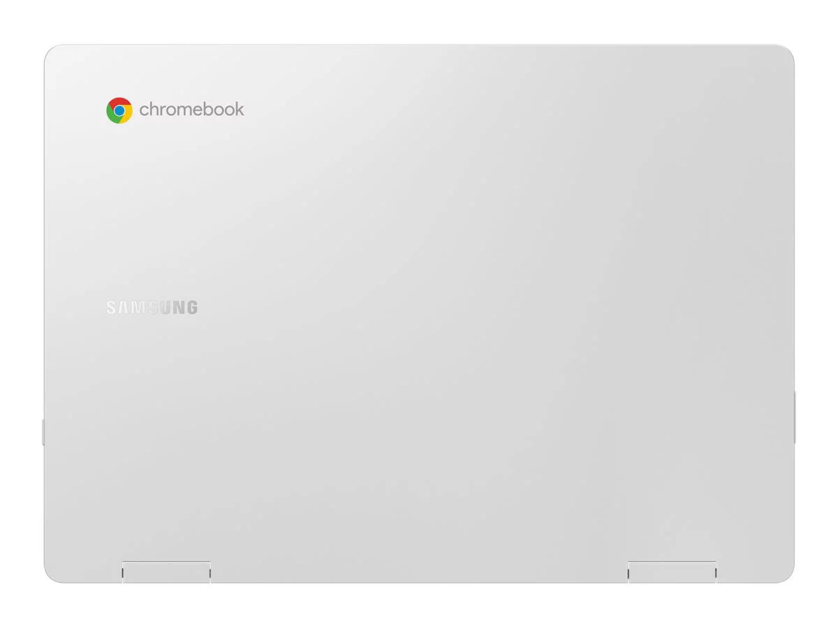 Samsung Galaxy Chromebook 2 360 - Flip design - Chipset Celeron N4500 / 1.1 GHz - Chrome OS - UHD Graphics - 4 GB RAM - 128 GB eMMC - 12.4" touchscreen 2560 x 1600 (WQXGA) - Wi-Fi 6 - silver - kbd: US