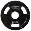 Champion Barbell  2.5 lbs Olympic Rubber Coated Grip Plate