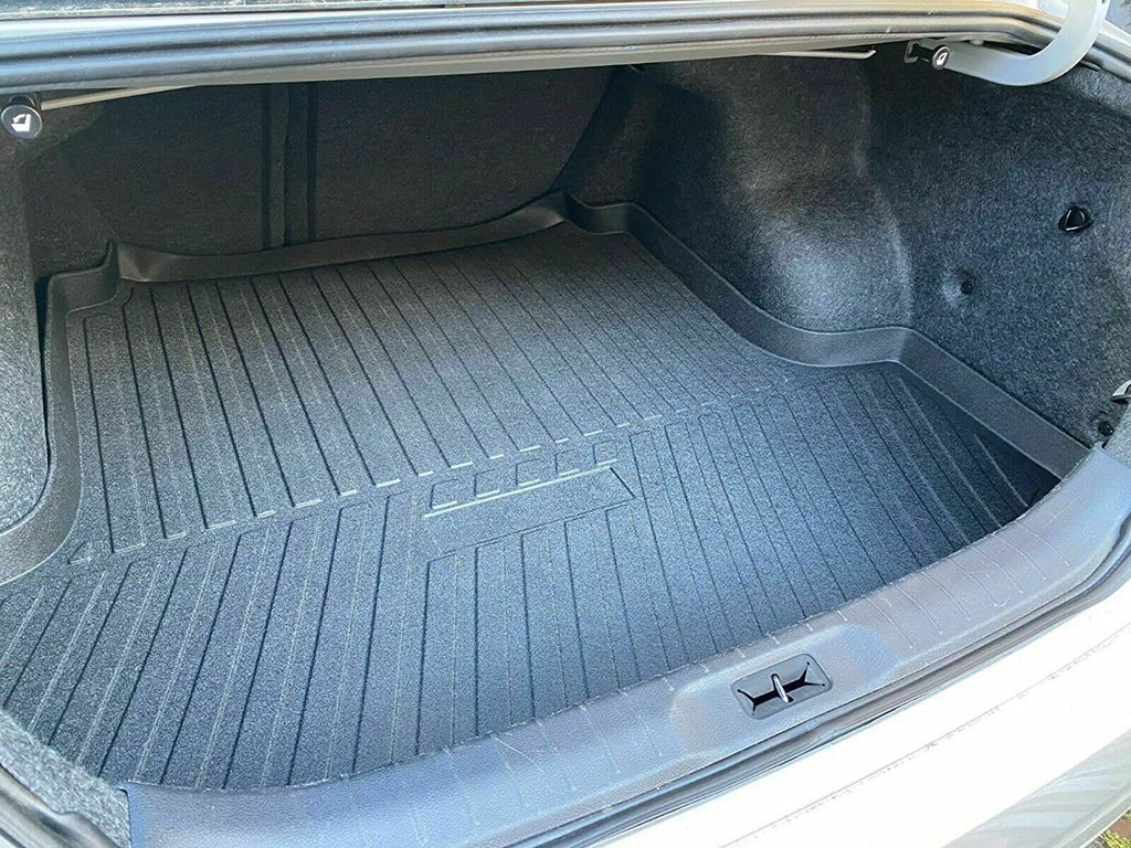 EACCESSORIES EA Cargo Liner – Trunk Mat for Nissan Altima 2013-2023 – Weather-Resistant Trunk Mats for Cars with Raised Lip – Non-Slip Car Trunk Mat Rubber – Easy to Install – Laser Pre-Cut Design