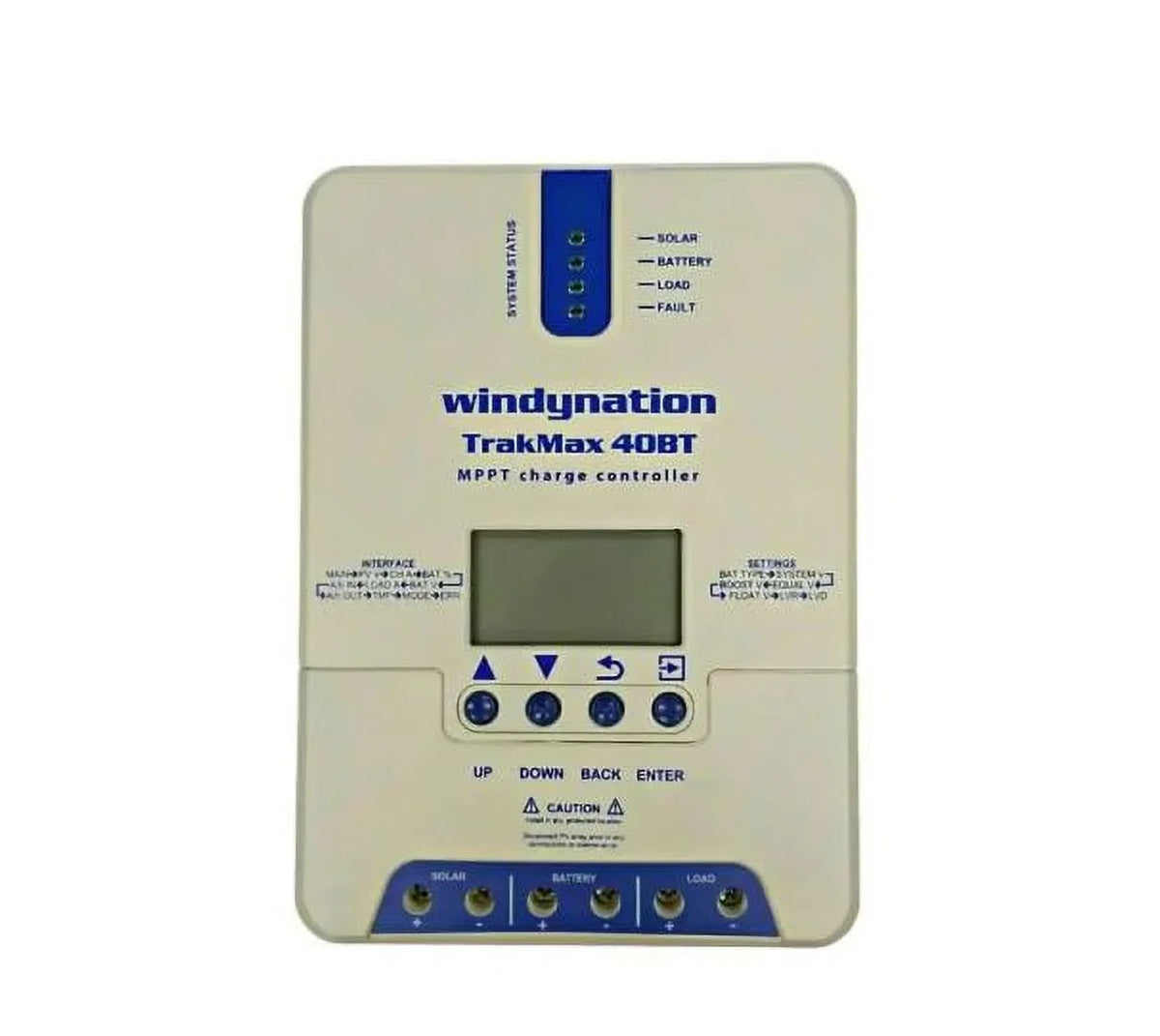 TrakMax MPPT 12-Volt/24-Volt 40 Amp Solar Charge Controller with Wireless Communication Kit