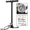 BENTISM 3 Stage PCP Air Gun Rifle Filling Stirrup Pump Hand Pump 4500PSI Charging Black New