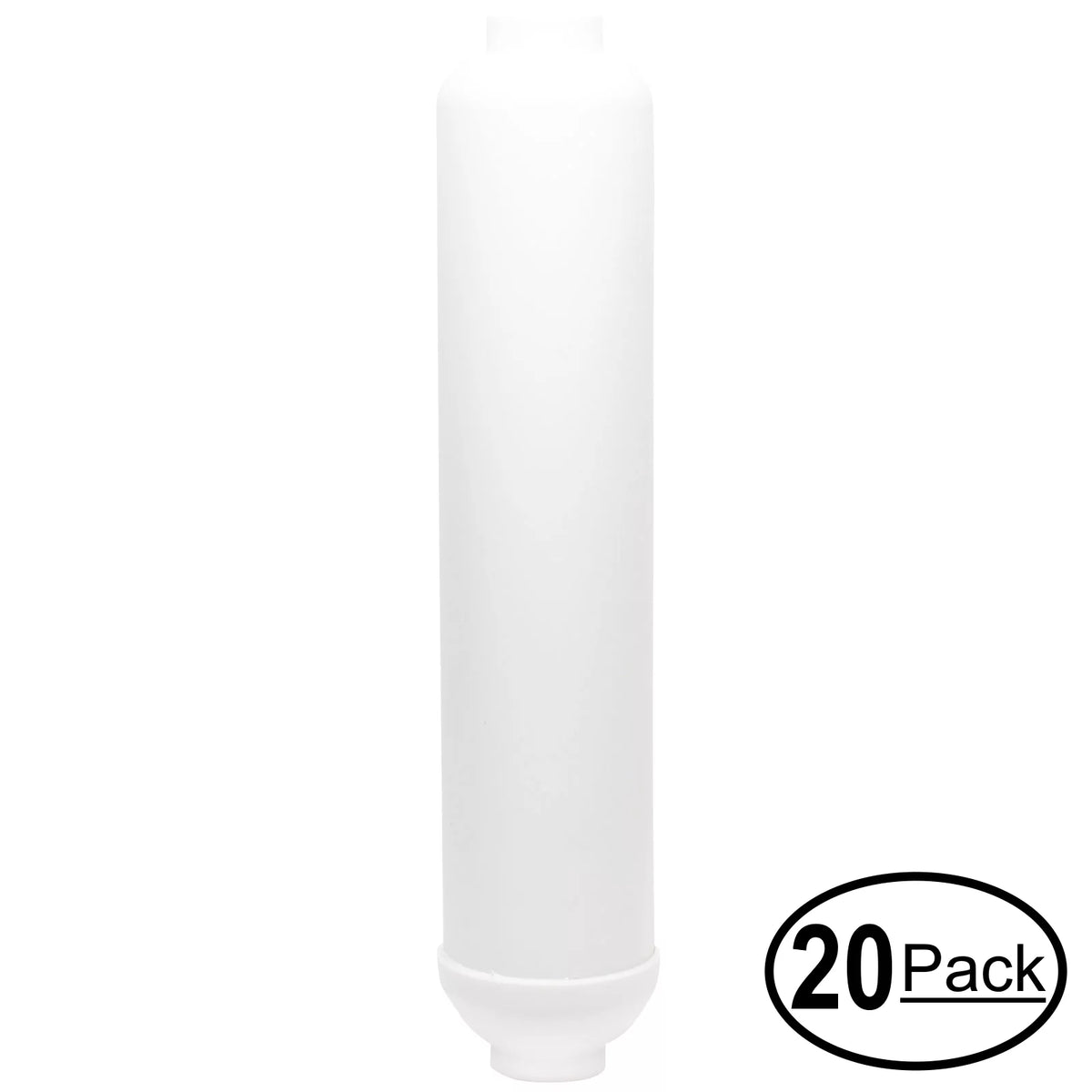 20-Pack Replacement for MaxWater 101095 Inline Filter Cartridge - Universal 10-inch Cartridge for MaxWater 5 stage portable ro di reverse osmosis System - Denali Pure Brand