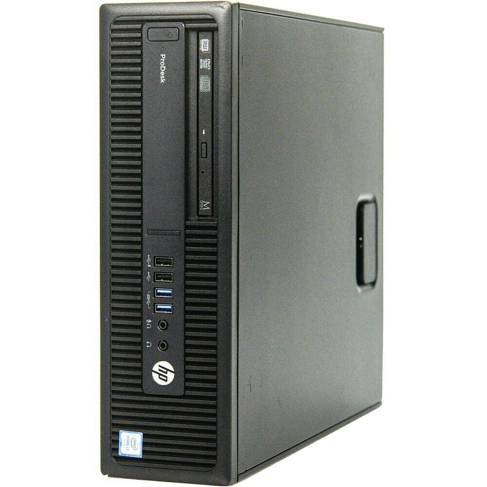 Repaired HP 600 G2 Desktop Computer Chipset Pentium G4400 3.3GHz CPU 8GB Ram, 2TB HDD, New 20" LCD, Keyboard & Mouse, WiFi, DVD, Win10 Pro PC (Refurbished)