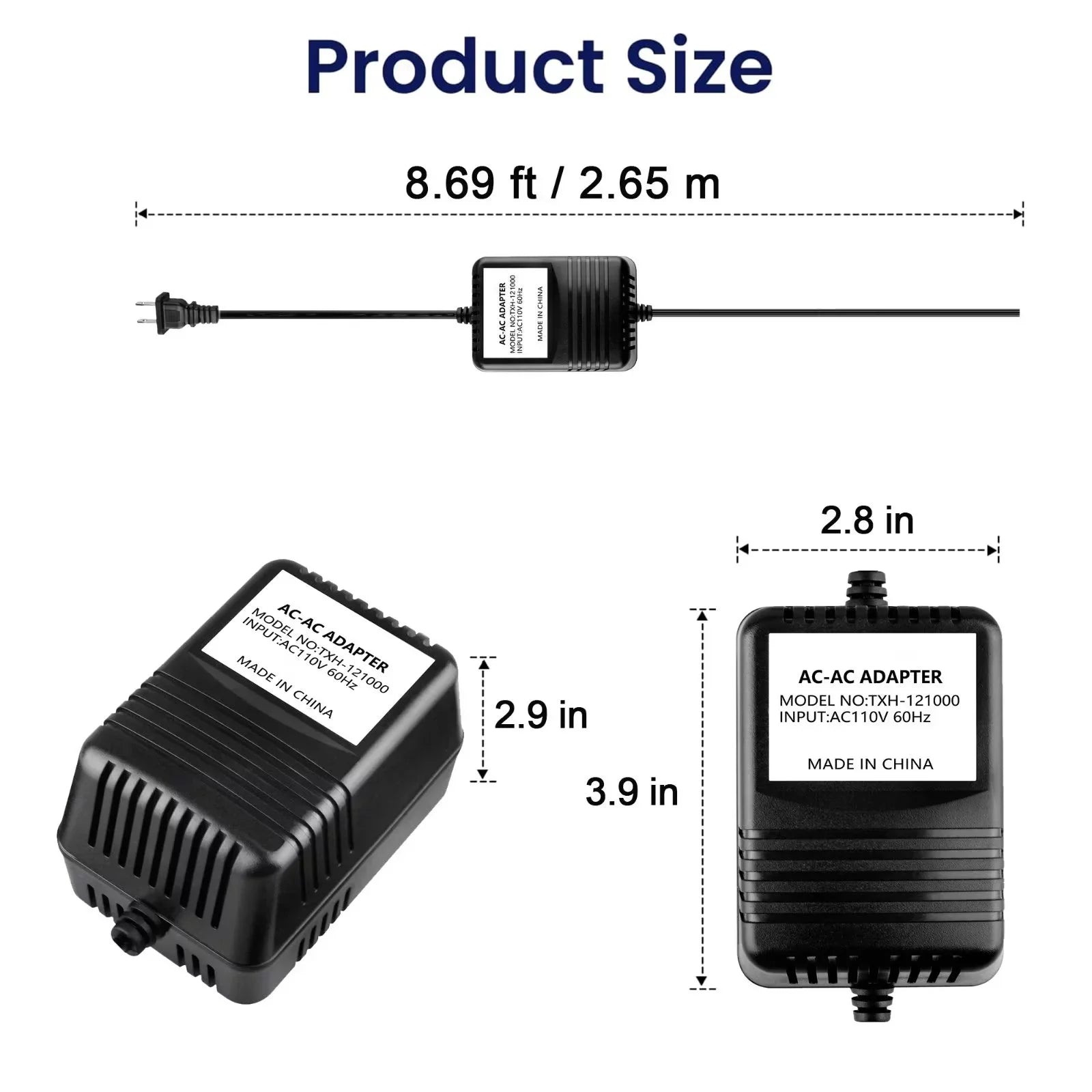 CJP-Geek AC to AC Adapter compatible for Nintendo Gameboy Advance SP Neon Wall Clock Power Supply