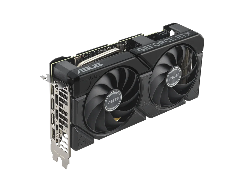 ASUS Dual GeForce RTX? 4060 Ti EVO OC Edition 8GB GDDR6 (PCIe 4.0, 8GB GDDR6, DLSS 3, HDMI 2.1a, DisplayPort 1.4a, Axial-tech fan design, 0dB technology, Protective Backplate, Auto-Extreme Technology)