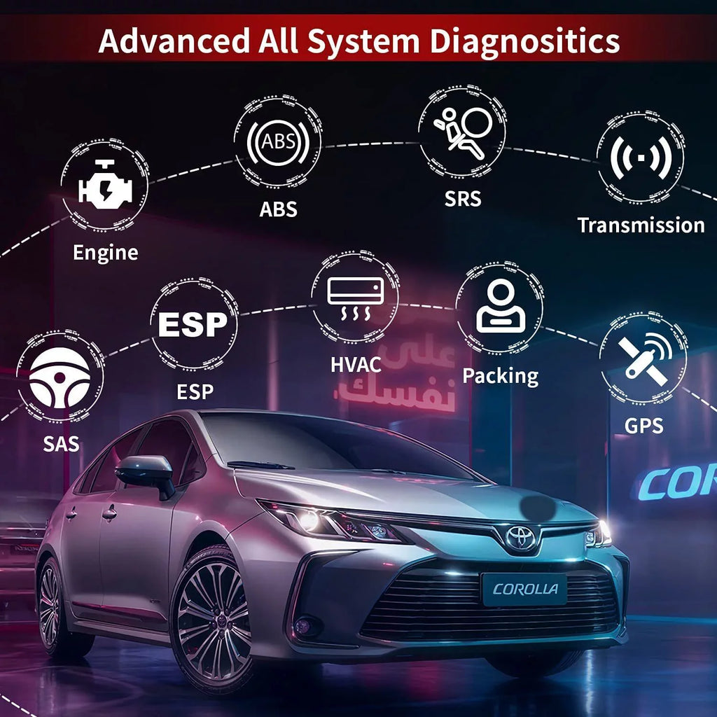 INNOVA 6200P OBD2 Scanner Code Reader Full System ABS SRS Battery Registratio Oil Bluettoth Diagnostic Tool