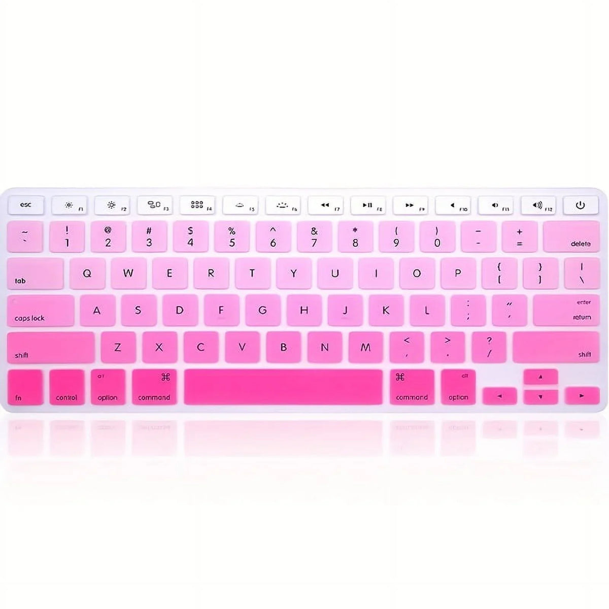 Silicone Keyboard Cover Skin For MacBook Air 13 Inch A1466 A1369(Release 2010-2017)& MacBook Pro 13" 15" 17" (2019 Or Older Version,with/Without Retina Panel)
