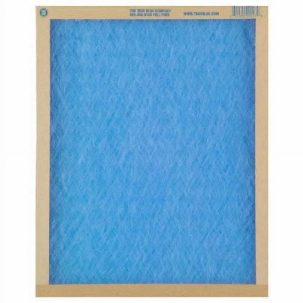 True Blue 112241 12" x 24" x 1" Flat Panel Spun Fiberglass Disposable Furnace Air Filter MERV 2 - Quantity of 12