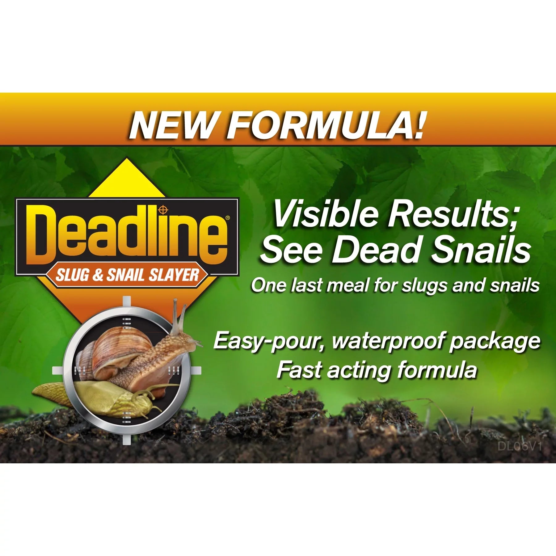 Deadline, Ready-to-Use Pellets, Slug and Snail Killer; 3 lb.