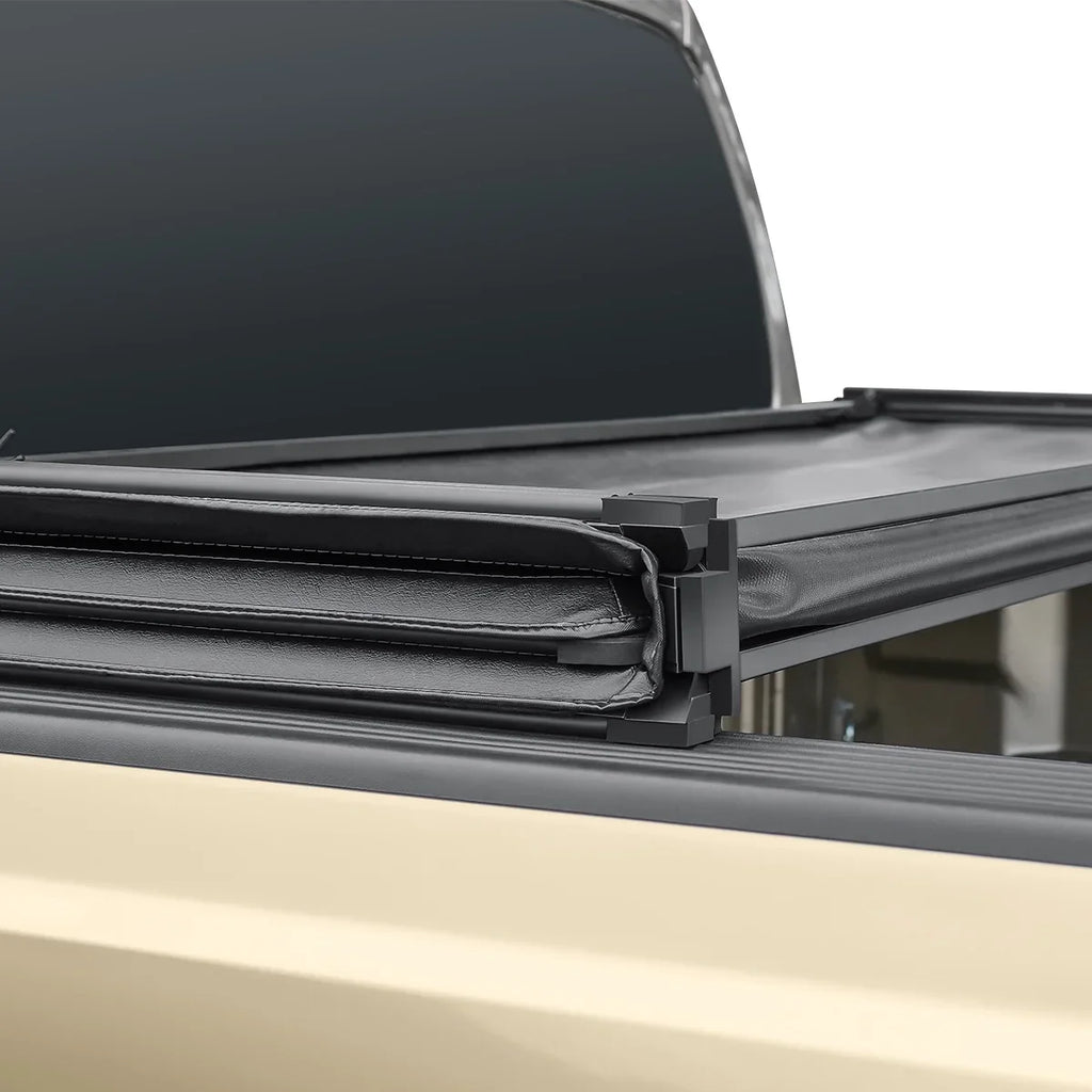 Auto Drive Soft Tri Fold Truck Bed Tonneau Cover Fits Ford Ranger Flareside/Splash 6' 1993-2011