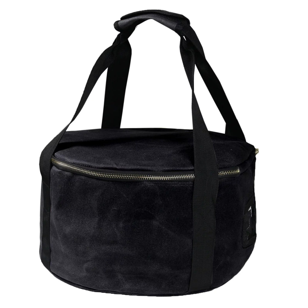 Durable Storage Bag Dutch Oven Container Cookware 12" Multipurpose Handbag Carry Bag for BBQ Camping ,Outdoor Activities ,Fishing Accessories - Black