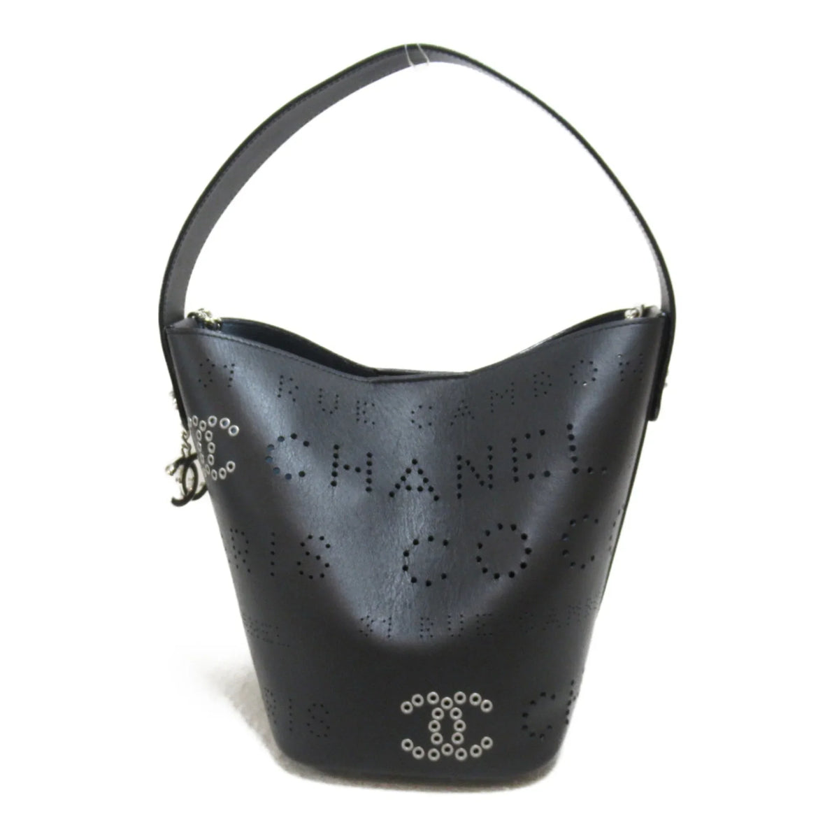 Pre-Owned CHANEL 2wayShoulder Bag Black Lambskin (sheep leather) (Good)