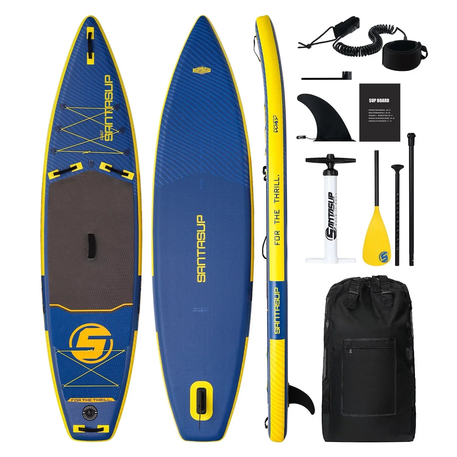 Inflatable Stand Up Paddle Board Complete with High-Quality SUP Accessories