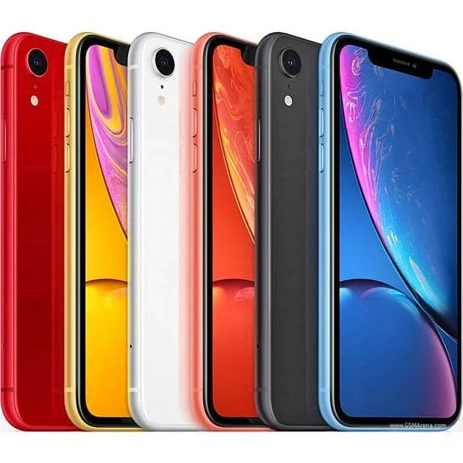 Renewed Unlocked Apple iPhone XR 64GB Blue (Refurbished)