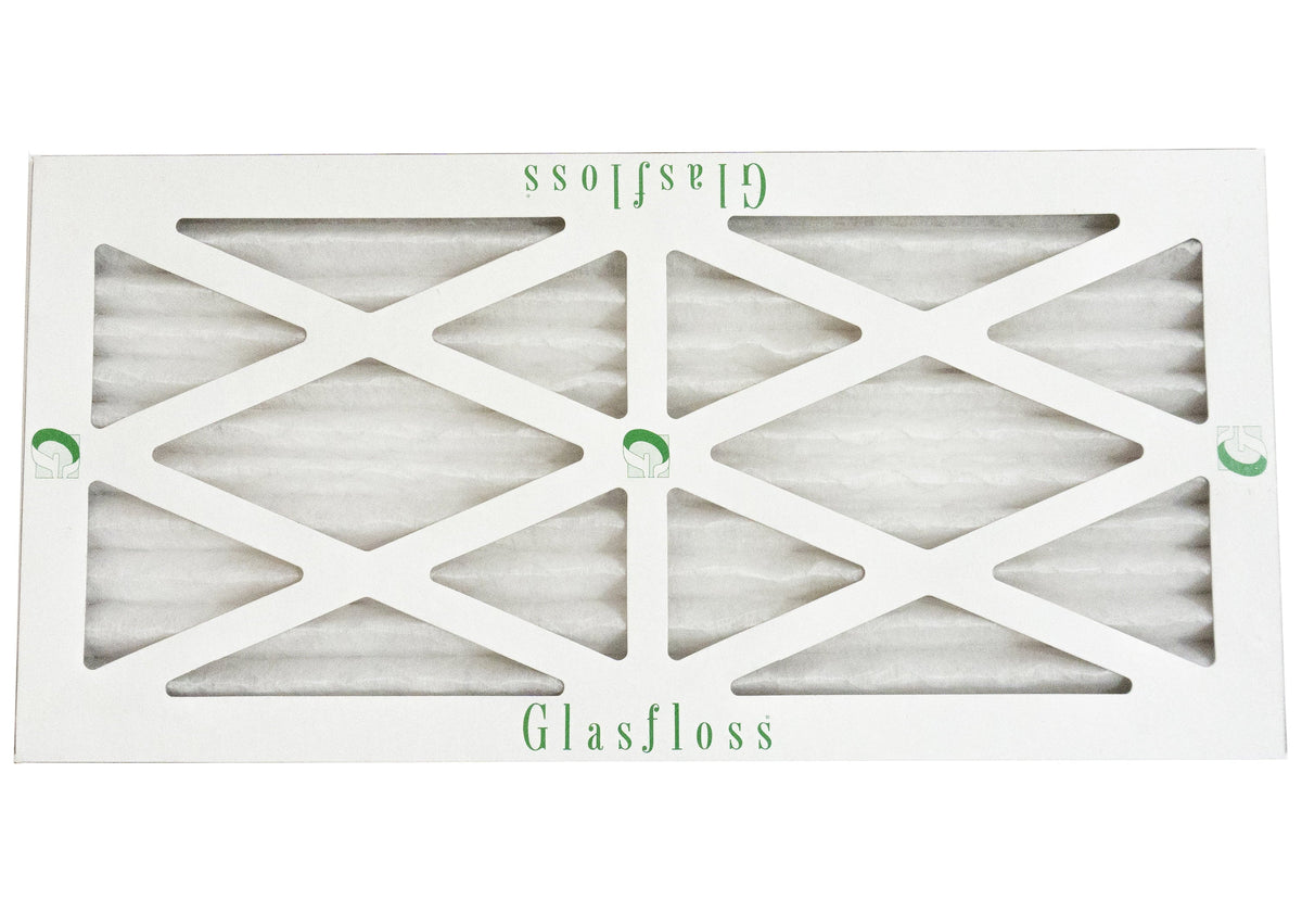 Glasfloss 8x24x1 - MERV 10 -Qty:6 - Furnace Air Filter - Made in USA (Actual Size: 7.5 x 23.5x7/8 inch)