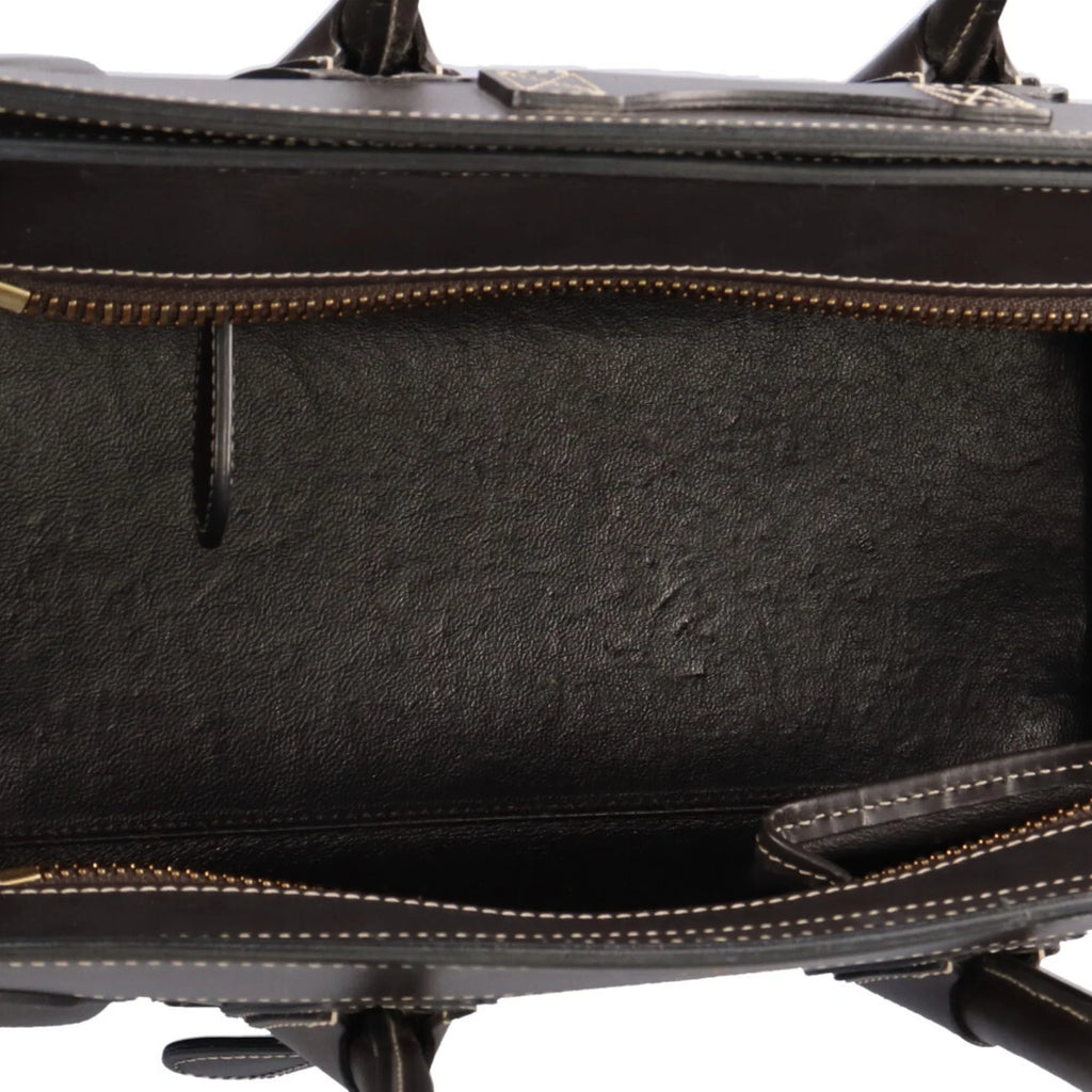 Pre-Owned Celine CELINE Micro Shopper Luggage Handbag Calf Ladies (Good)