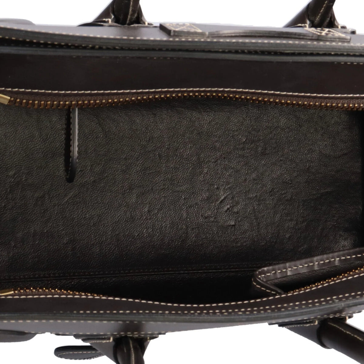 Pre-Owned Celine CELINE Micro Shopper Luggage Handbag Calf Ladies (Good)