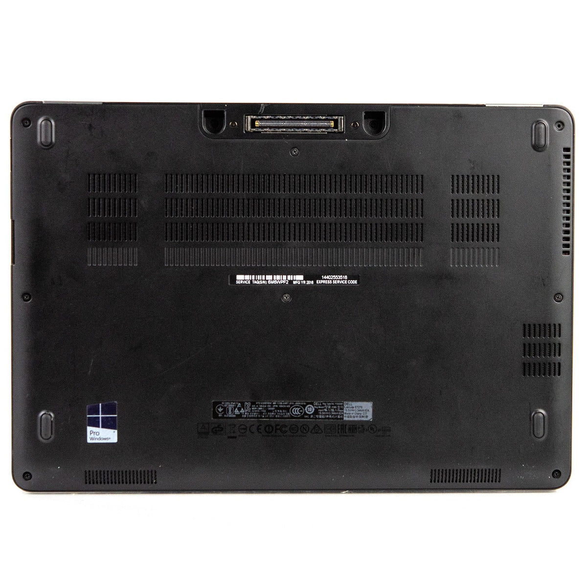 Used Dell Model E7270 12.5" Portable PC Core 5 8GB 512GB SSD M.2 Integrated Graphics Win 10 Pro B v.WCA