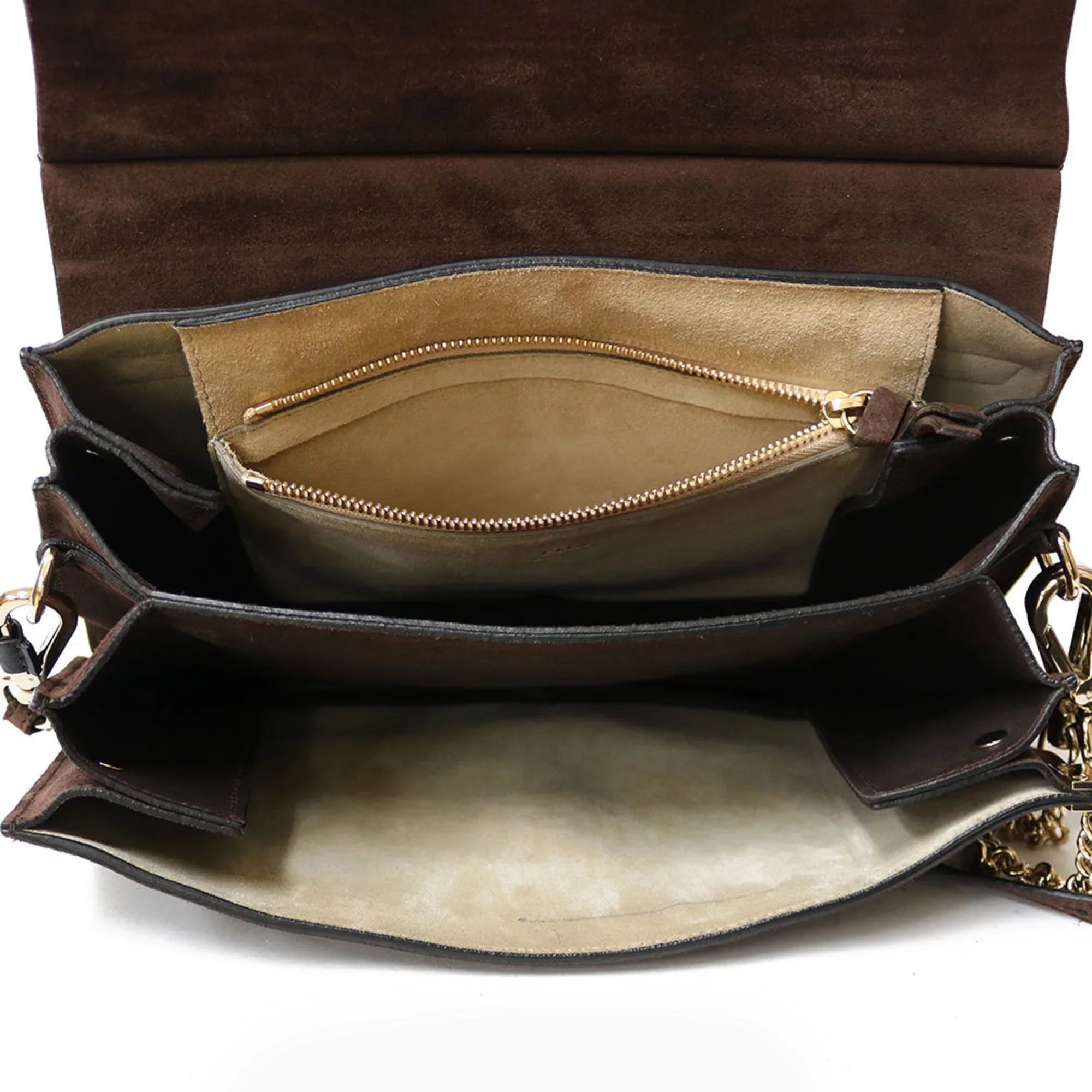 Pre-Owned Chloé Chloe Shoulder Bag Brown Ladies (Fair)