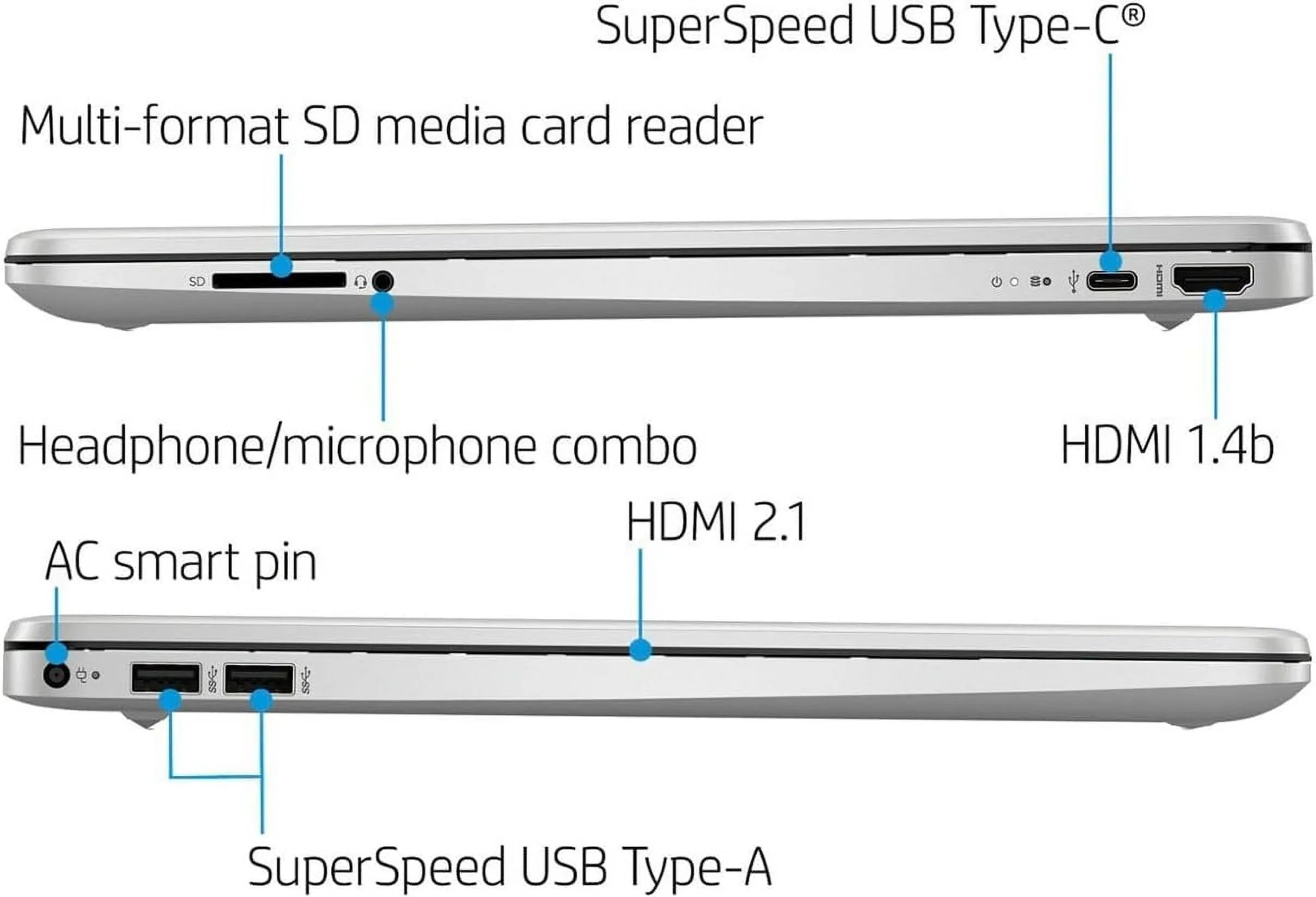 HP Newest 15 15.6" HD Touchscreen [Windows 11 Pro] Business Computer Computer, 12th Gen Chipset Core i3-1215U, 12GB RAM, 512GB PCIe SSD, Long Battery Life, Wi-Fi 5, Bluetooth, Natural Silver