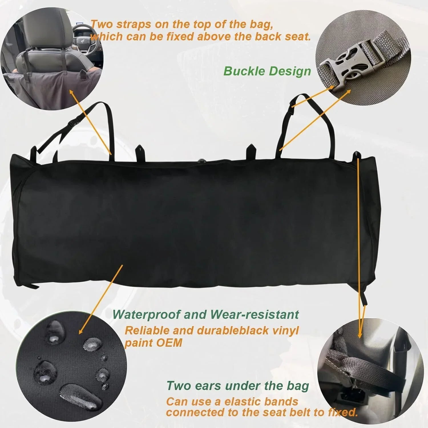 600D Soft Top Window Storage Bag For Ford Bronco Accessories 2021 2022 4 Door