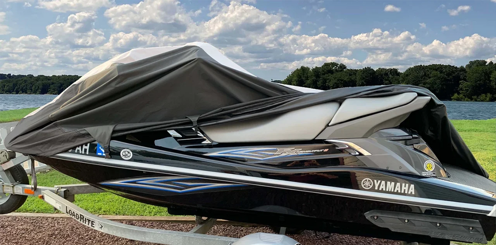 SUPER HEAVY-DUTY PWC 600D JET SKI Cover Compatible for Sea Doo Sea-Doo Bombardier GSX LTD Limited 1996-1999 1-2 Seater