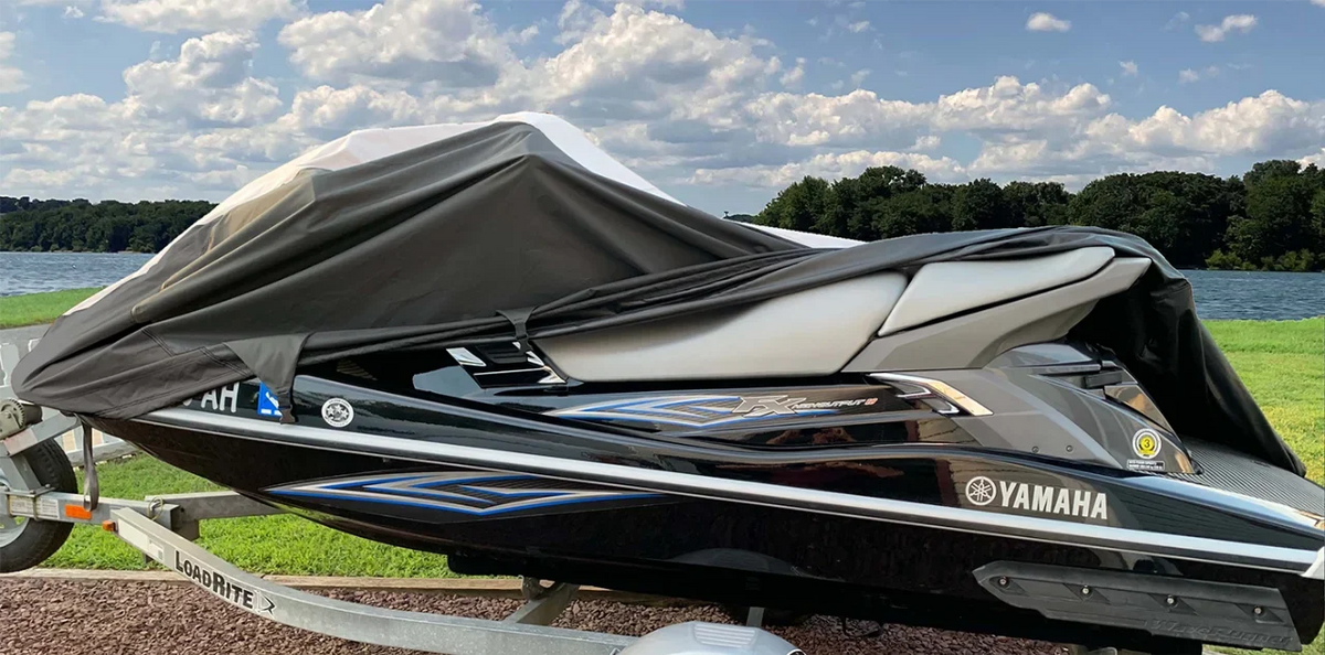 SUPER HEAVY-DUTY PWC 600D JET SKI Cover Compatible for Sea Doo Sea-Doo GTI SE 155 2011-2019 Jet Ski Watercraft Cover NEW