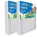 16x25x5 Air Filter MERV 8 Comparable to MPR 700 & FPR 5 Compatible with ReservePro 4511 Premium USA Made 16x25x5 Furnace Filter 2 Pack by AIRX FILTERS WICKED CLEAN AIR.