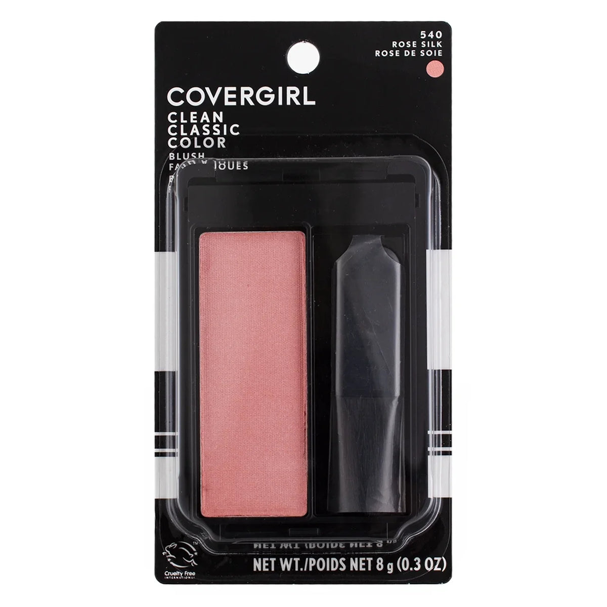 CoverGirl Classic Color Blush, Rose Silk [540], 0.3 oz (Pack of 3)