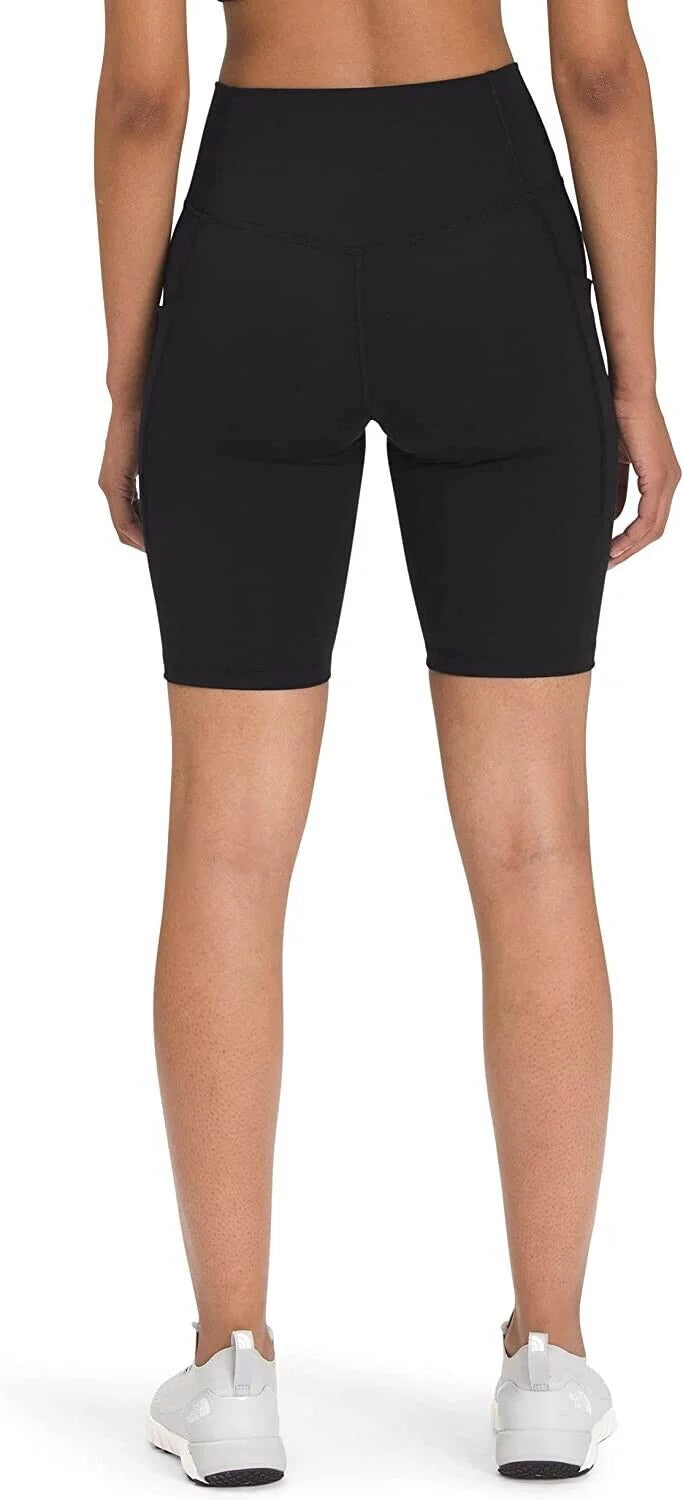 THE NORTH FACE Womens Motivation High-Rise Pocket 9" Short Black Size M MSRP $55