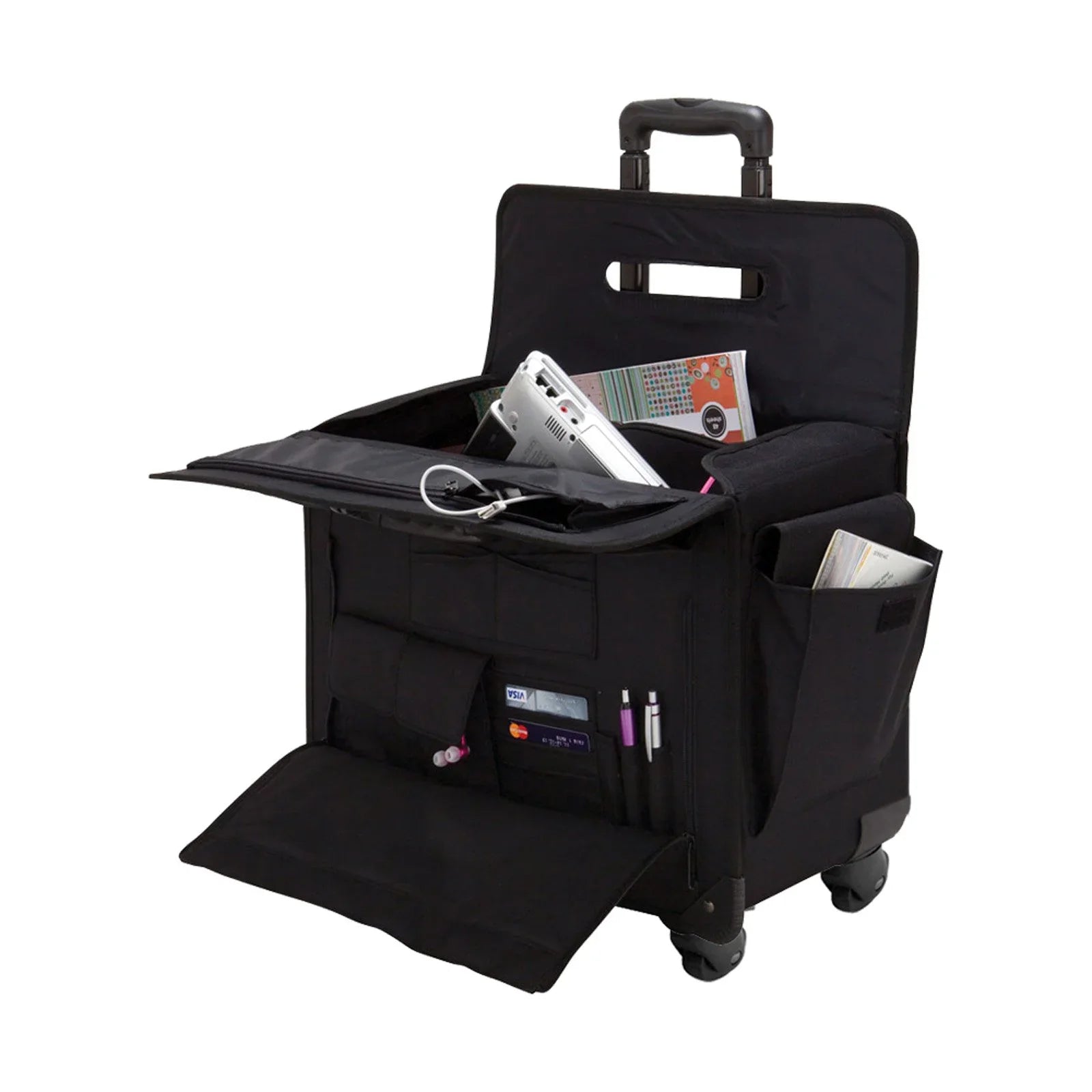 4 WHEELED SPINNER SALES SAMPLE COMPU/TABLET CASE