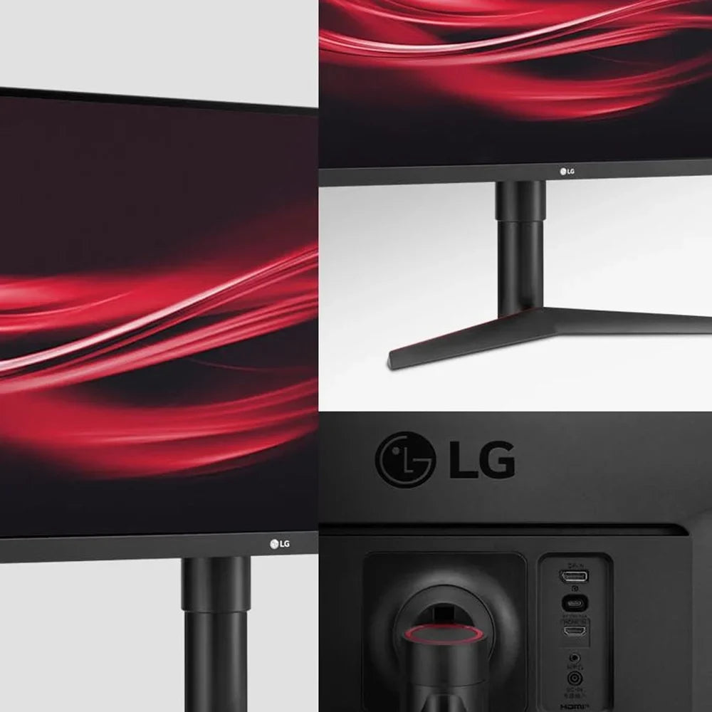 Open Box LG 34WP65G-B UltraWide Monitor 34" 21:9 Full HD (2560 x 1080) IPS Monitor, VESA DisplayHDR 400, AMD FreeSync, Height and Tilt Adjustable Stand - Black