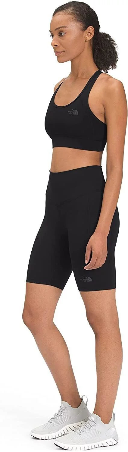 THE NORTH FACE Womens Motivation High-Rise Pocket 9" Short Black Size M MSRP $55