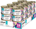 Solid Gold Canned Cat Food - Nature's Harmony Wet Cat Food Shreds in Gravy - Grain & Gluten Free Cat Wet Food Made with Real Chicken & Tuna for Sensitive Stomach Support & Digestive Health - 24 Pack