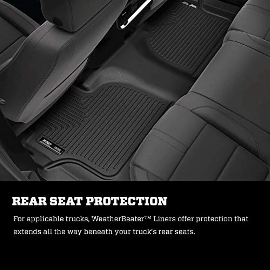 Husky by RealTruck 2nd Seat Floor Liner Compatible with 17-19 Pacifica Compatible with select: 2017-2021 Chrysler Pacifica Touring L, 2020-2021 Chrysler Voyager