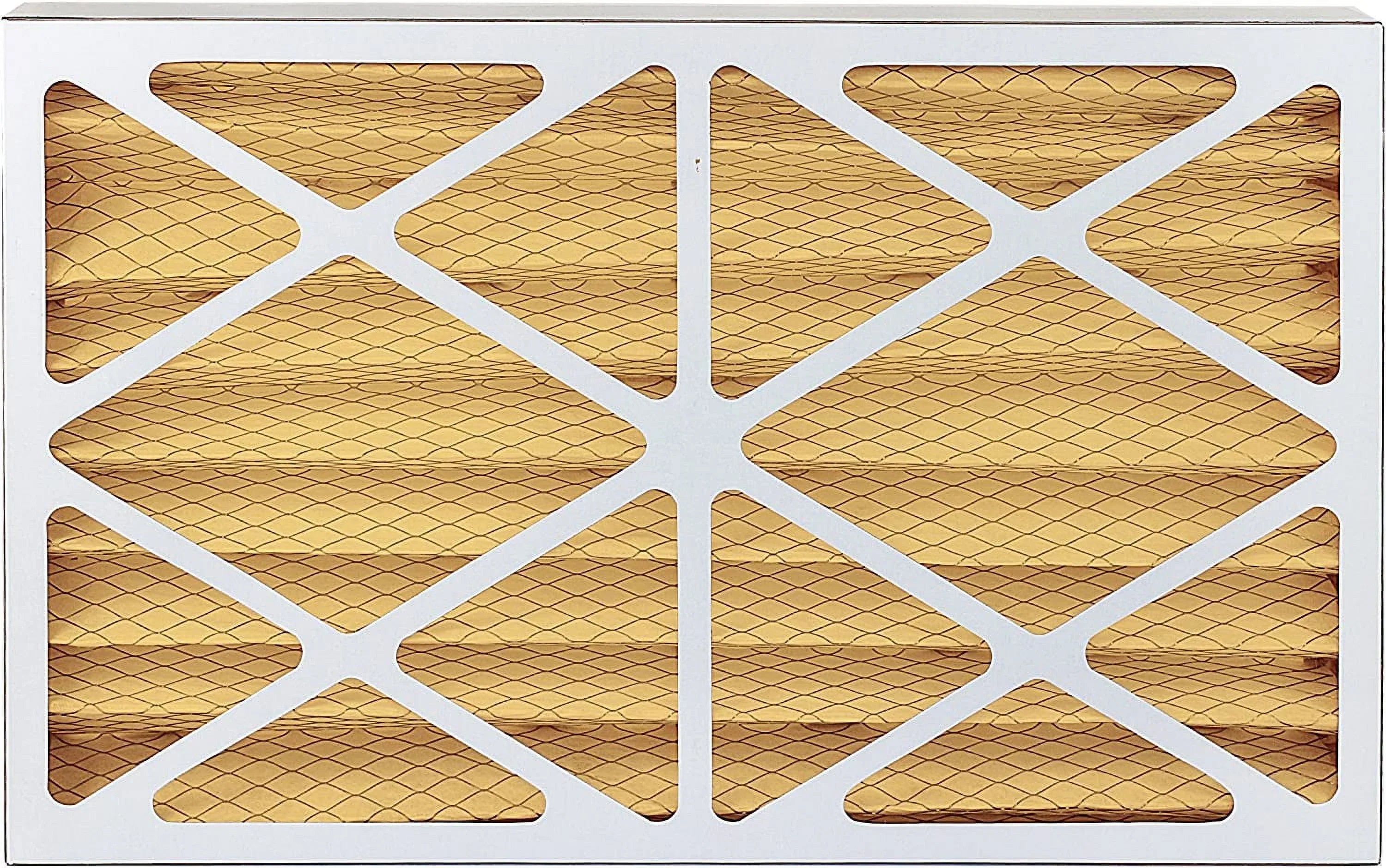 Filterbuy 10x25x4 MERV 11 Pleated HVAC AC Furnace Air Filters (6-Pack)