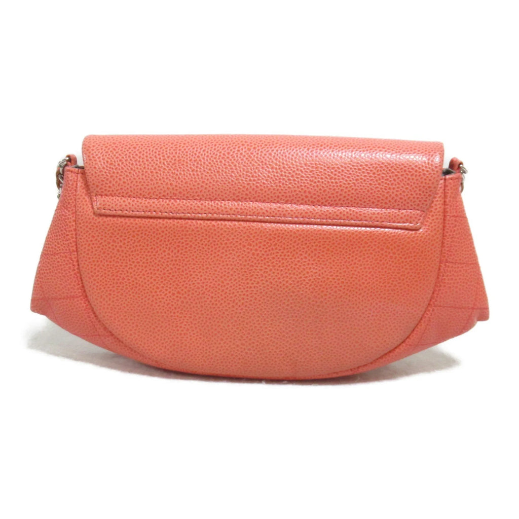 Pre-Owned CHANEL Chain wallet Pink Caviar Skin (Grained Calf) (Good)